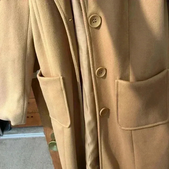 Tan mid calf peacoat - Picture 3 of 5
